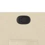 Cremefarbener, anhebbarer Liegesessel aus Stoff von , Sessel - Ref: Foro24-3206803, Preis: 289,76 €, Rabatt: %