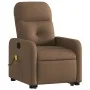 Fußliege-Massagesessel aus braunem Stoff von , Sessel - Ref: Foro24-3206808, Preis: 304,06 €, Rabatt: %