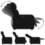 Elektrischer verstellbarer Aufstehsessel aus schwarzem Stoff. von , Sessel - Ref: Foro24-3206815, Preis: 297,22 €, Rabatt: %