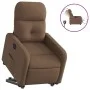 Sillón eléctrico reclinable elevable de tela marrón de , Sillones - Ref: Foro24-3206817, Precio: 322,22 €, Descuento: %