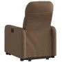 Sillón eléctrico reclinable elevable de tela marrón de , Sillones - Ref: Foro24-3206817, Precio: 322,22 €, Descuento: %