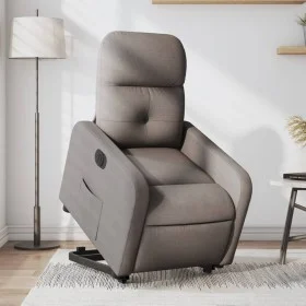 Elektrischer verstellbarer Aufstehsessel aus grauem Taupe-Stoff. von , Sessel - Ref: Foro24-3206820, Preis: 321,73 €, Rabatt: %