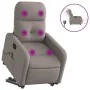 Sillón de masaje eléctrico reclinable elevable tela taupé de , Sillones - Ref: Foro24-3206829, Precio: 351,40 €, Descuento: %