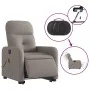 Sillón de masaje eléctrico reclinable elevable tela taupé de , Sillones - Ref: Foro24-3206829, Precio: 351,40 €, Descuento: %