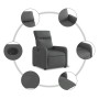 Power-Liegestuhl aus dunkelgrauem Stoff von , Sessel - Ref: Foro24-3206682, Preis: 223,18 €, Rabatt: %