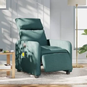 Elektrischer Massagesessel aus dunkelgrünem Stoff von , Sessel - Ref: Foro24-3206696, Preis: 257,81 €, Rabatt: %