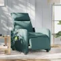 Sillón reclinable de masaje eléctrico tela verde oscuro de , Sillones - Ref: Foro24-3206696, Precio: 257,81 €, Descuento: %