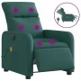 Sillón reclinable de masaje eléctrico tela verde oscuro de , Sillones - Ref: Foro24-3206696, Precio: 257,81 €, Descuento: %