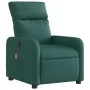 Sillón reclinable de masaje eléctrico tela verde oscuro de , Sillones - Ref: Foro24-3206696, Precio: 257,81 €, Descuento: %
