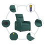 Elektrischer Massagesessel aus dunkelgrünem Stoff von , Sessel - Ref: Foro24-3206696, Preis: 253,12 €, Rabatt: %