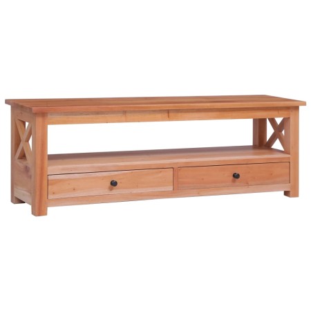 Mueble para TV de madera maciza de caoba 120x30x40 cm de vidaXL, Muebles TV - Ref: Foro24-283840, Precio: 139,15 €, Descuento: %