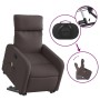 Silla de masaje reclinable de pie de tela marrón oscuro de , Sillones - Ref: Foro24-3206713, Precio: 286,93 €, Descuento: %