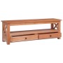 Mueble para TV de madera maciza de caoba 120x30x40 cm de vidaXL, Muebles TV - Ref: Foro24-283840, Precio: 139,15 €, Descuento: %