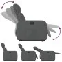 Dark gray fabric electric reclining lift chair by , Armchairs - Ref: Foro24-3206718, Price: 310,26 €, Discount: %