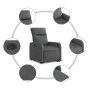 Elektrischer Liegesessel aus dunkelgrauem Stoff von , Sessel - Ref: Foro24-3206718, Preis: 310,58 €, Rabatt: %
