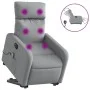 Elektrischer Massagesessel verstellbarer Stoff hellgrau von , Sessel - Ref: Foro24-3206726, Preis: 351,28 €, Rabatt: %