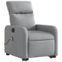 Elektrischer Massagesessel verstellbarer Stoff hellgrau von , Sessel - Ref: Foro24-3206726, Preis: 334,44 €, Rabatt: %