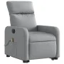 Elektrischer Massagesessel verstellbarer Stoff hellgrau von , Sessel - Ref: Foro24-3206726, Preis: 351,28 €, Rabatt: %