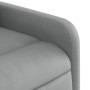 Light gray fabric electric reclining and lifting massage chair by , Armchairs - Ref: Foro24-3206726, Price: 319,00 €, Discoun...