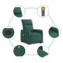 Sillón masaje eléctrico reclinable elevable tela verde oscuro de , Sillones - Ref: Foro24-3206732, Precio: 342,67 €, Descuent...