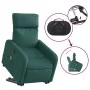 Electric reclining and lift massage armchair in dark green fabric. by , Armchairs - Ref: Foro24-3206732, Price: 342,67 €, Dis...