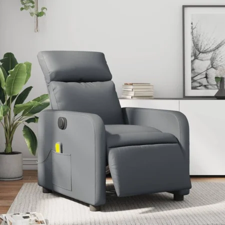 Elektrischer Liegemassagesessel Kunstleder grau von , Sessel - Ref: Foro24-3206745, Preis: 264,35 €, Rabatt: %