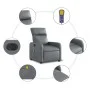 Elektrischer Liegemassagesessel Kunstleder grau von , Sessel - Ref: Foro24-3206745, Preis: 264,35 €, Rabatt: %