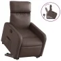 Sillón reclinable elevable cuero sintético marrón de , Sillones - Ref: Foro24-3206751, Precio: 272,94 €, Descuento: %