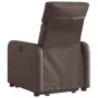 Sillón reclinable elevable cuero sintético marrón de , Sillones - Ref: Foro24-3206751, Precio: 272,94 €, Descuento: %