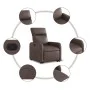 Sillón reclinable elevable cuero sintético marrón de , Sillones - Ref: Foro24-3206751, Precio: 272,94 €, Descuento: %