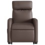 Hochklappbarer Liegesessel aus braunem Kunstleder von , Sessel - Ref: Foro24-3206751, Preis: 255,46 €, Rabatt: %