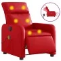Elektrischer Liegemassagesessel aus rotem Kunstleder von , Sessel - Ref: Foro24-3206747, Preis: 284,63 €, Rabatt: %