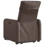 Sillón de masaje elevable eléctrico cuero sintético marrón de , Sillones - Ref: Foro24-3206772, Precio: 327,96 €, Descuento: %