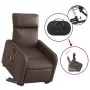 Sillón de masaje elevable eléctrico cuero sintético marrón de , Sillones - Ref: Foro24-3206772, Precio: 327,96 €, Descuento: %