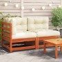 2-seater garden sofa with solid pine wood cushions by , Modular outdoor sofas - Ref: Foro24-838122, Price: 174,17 €, Discount: %
