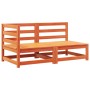 2-seater garden sofa with solid pine wood cushions by , Modular outdoor sofas - Ref: Foro24-838122, Price: 174,17 €, Discount: %