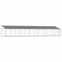 Hundekäfig Dach und Tür Stahl verzinkt grau 12x2x2 m von , Hundehütten und Zäune - Ref: Foro24-3209572, Preis: 547,56 €, Raba...