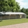 Hundekäfig Dach und Tür Stahl verzinkt grau 12x2x2 m von , Hundehütten und Zäune - Ref: Foro24-3209572, Preis: 547,56 €, Raba...