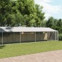 Hundekäfig Dach und Tür Stahl verzinkt grau 12x2x2 m von , Hundehütten und Zäune - Ref: Foro24-3209572, Preis: 542,49 €, Raba...