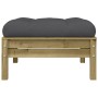 Gartensofa mit Kissen und Fußstütze 2 Sitze von , Modulare Sofas für den Außenbereich - Ref: Foro24-838176, Preis: 255,49 €, ...