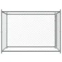 Hundekäfig mit verzinkter Stahltür grau 2x2x1,5 m von , Hundehütten und Zäune - Ref: Foro24-172562, Preis: 108,71 €, Rabatt: %
