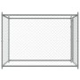 Hundekäfig mit verzinkter Stahltür grau 2x2x1,5 m von , Hundehütten und Zäune - Ref: Foro24-172562, Preis: 114,96 €, Rabatt: %