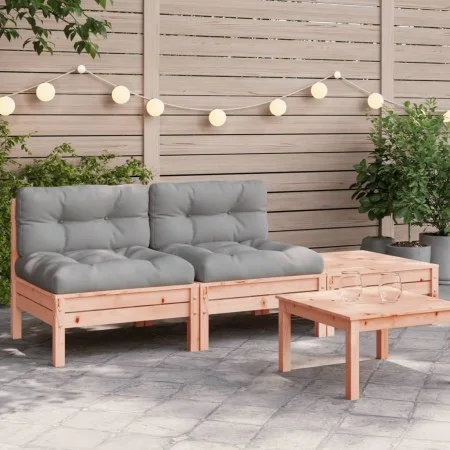 Gartensofa mit Kissen und Fußstütze 2 Sitze von , Modulare Sofas für den Außenbereich - Ref: Foro24-838183, Preis: 139,69 €, ...
