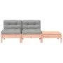 Garden sofa with cushions and footrest, 2 seats by , Modular outdoor sofas - Ref: Foro24-838183, Price: 139,69 €, Discount: %