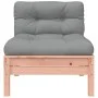 Garden sofa with cushions and footrest, 2 seats by , Modular outdoor sofas - Ref: Foro24-838183, Price: 139,69 €, Discount: %
