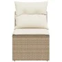Gartenstuhl ohne Armlehnen mit PE Rattan Kissen beige von , Outdoor-Sofas - Ref: Foro24-366073, Preis: 75,55 €, Rabatt: %