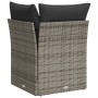 Corner garden sofa with gray synthetic rattan cushions by , Outdoor sofas - Ref: Foro24-366136, Price: 87,18 €, Discount: %