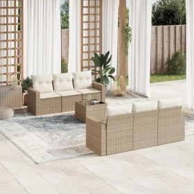 7-piece garden sofa set and beige synthetic rattan cushions by , Modular outdoor sofas - Ref: Foro24-3251045, Price: 537,43 €...