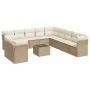 Garden sofa set 12 pieces and brown synthetic rattan cushions by , Garden sets - Ref: Foro24-3249727, Price: 847,59 €, Discou...