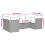 Set Gartensofas mit Kissen 6 Stück synthetisches Rattan beige von , Gartensets - Ref: Foro24-3249947, Preis: 454,15 €, Rabatt: %